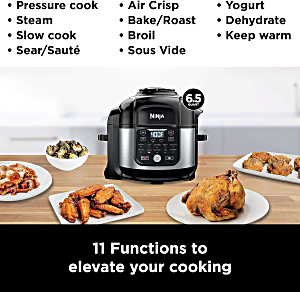 Ninja Foodi Air Fryer Pressure Cooker Combo