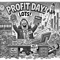 Online Auction Profit Calculator. Image generated by AI