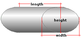 Flat Horizontal Elliptical Tank
